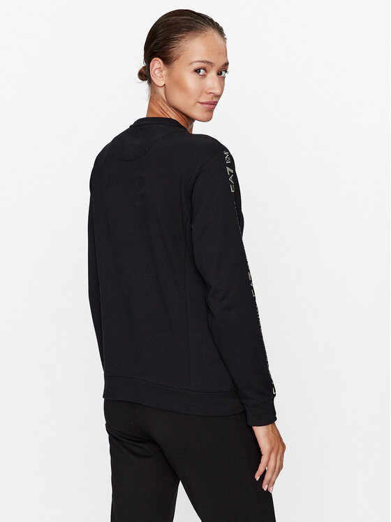 EA7 Emporio Armani EA7 Emporio Armani Суитшърт 6RTM09 TJPLZ 0200 Черен Regular Fit