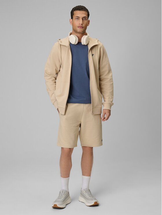 4F 4F Felpa 4FRSS26TSWSM3106-83S Marrone Regular Fit