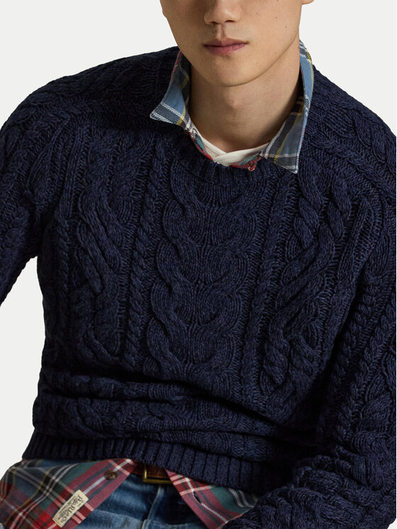 Polo Ralph Lauren Polo Ralph Lauren Πουλόβερ 710B26774001 Σκούρο μπλε Regular Fit