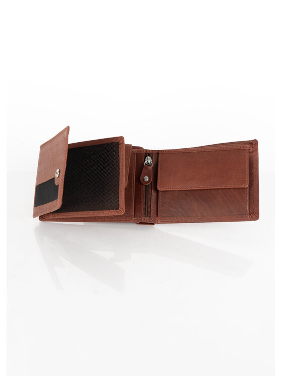 Mustang Mustang Portafoglio da uomo DENIMO HIGH WALLET Marrone