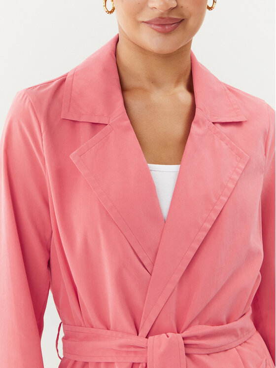 Vero Moda Vero Moda Trenčkot Billie Daisy 10281638 Roza Regular Fit