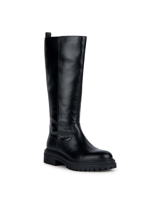 Geox Geox Oficerki D Iridea D04HRG 0BC43 C9999 Czarny