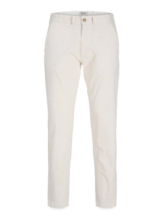 Jack & Jones Jack & Jones Chino nohavice Kane 12268490 Écru Relaxed Fit