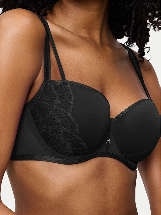 Triumph Triumph Nedrček s kostjo Palina Moonlight Kiss 10224803 Črna