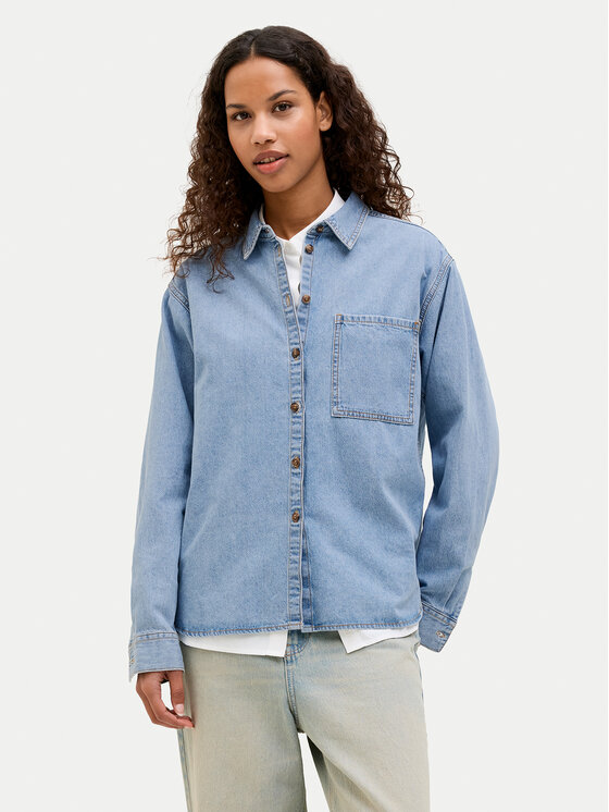 JJXX JJXX džínová košile Jade 12269085 Modrá Comfort Fit