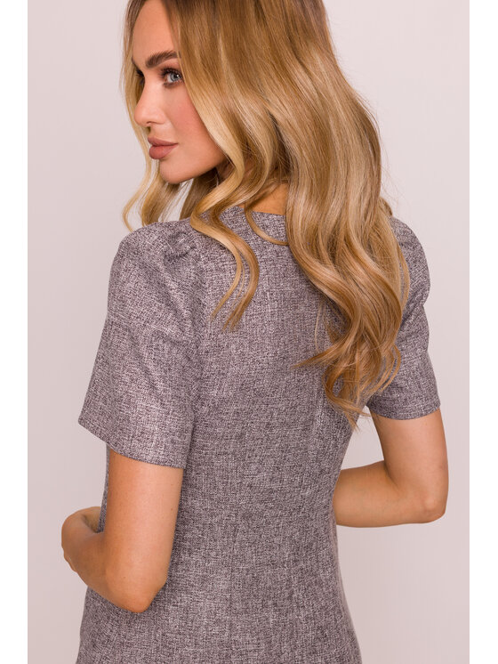 Made of Emotion Made of Emotion Sukienka letnia M855 Czarny Premium Fit