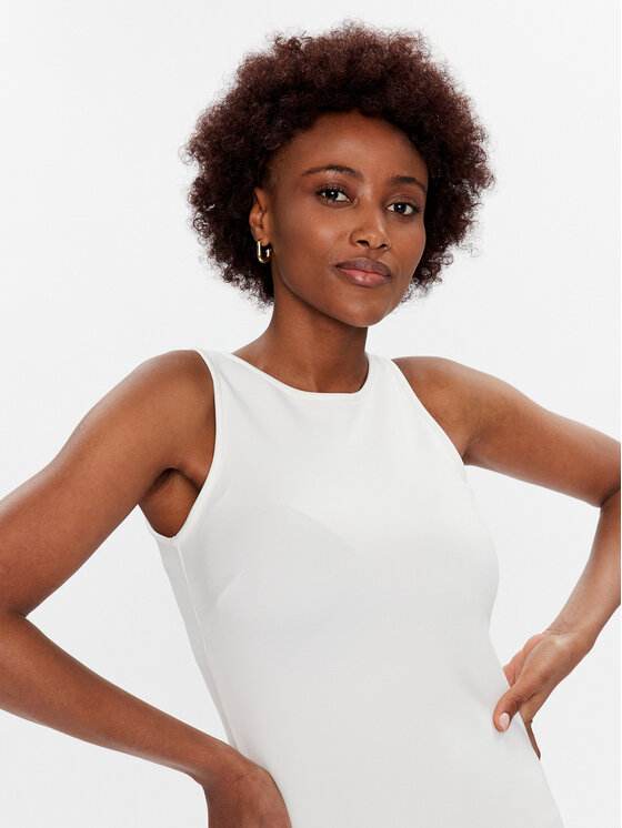 Max Mara Leisure Max Mara Leisure Haljina za svaki dan Mammola 2336211236 Bijela Regular Fit