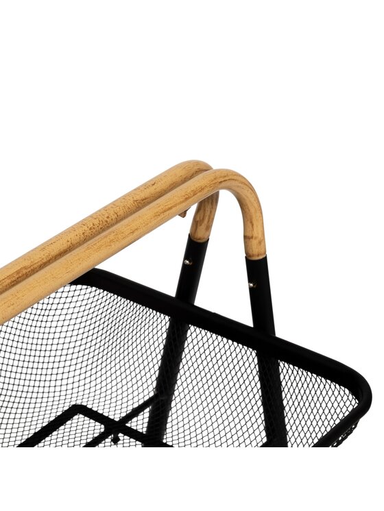 MIAhome MIAhome Organizer  Wózek kuchenny metalowy 86x48x41,5 cm ZEWA czarny Czarny