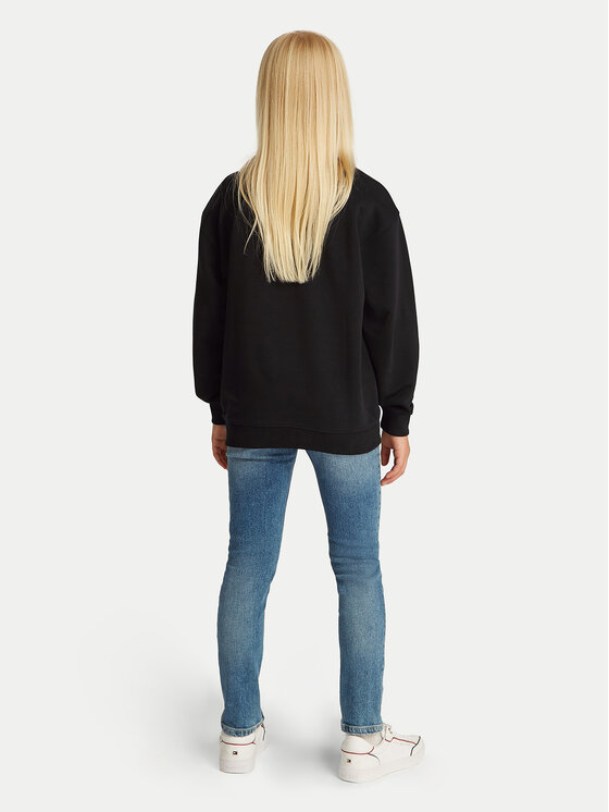 Tommy Hilfiger Tommy Hilfiger Bluza Timeless KS0KS00534 S Czarny Regular Fit