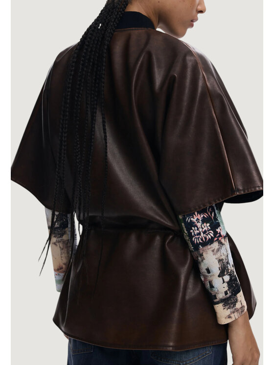 Desigual Desigual Mantella PONCHO_RICHMOND BU Marrone Casual Fit