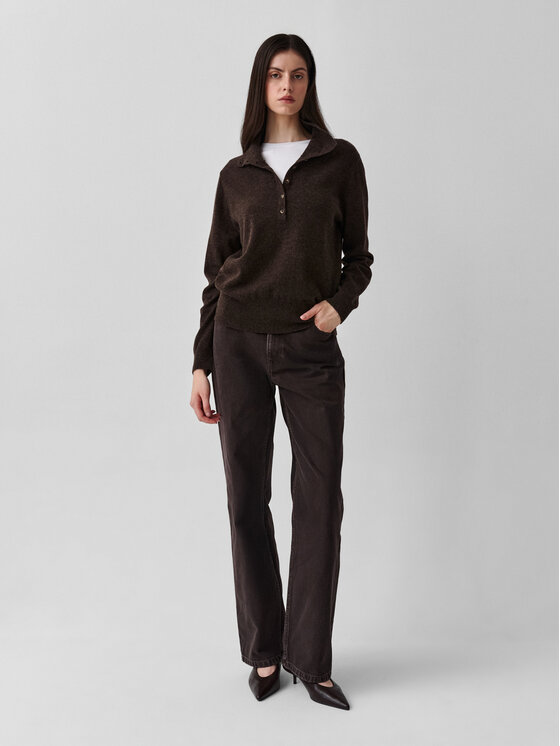 TATUUM TATUUM Sweter FULI Brązowy Classic Fit