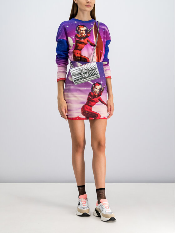 Pinko Pinko Trapecijos formos sijonas 20192 PBK2 1B144P 7811 Violetinė Slim Fit