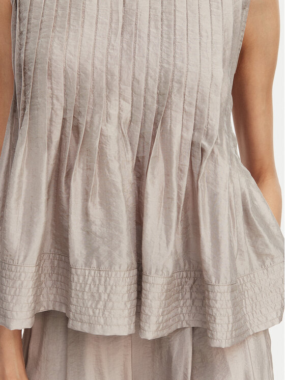 Eleh Eleh Blusa SS260268 Beige Regular Fit