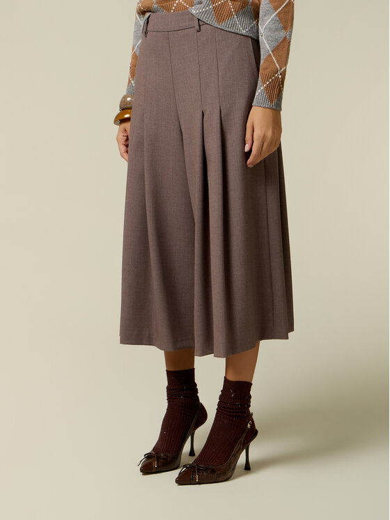 Oltre Oltre Spodnie materiałowe P04HR009414N022 Szary Baggy Fit