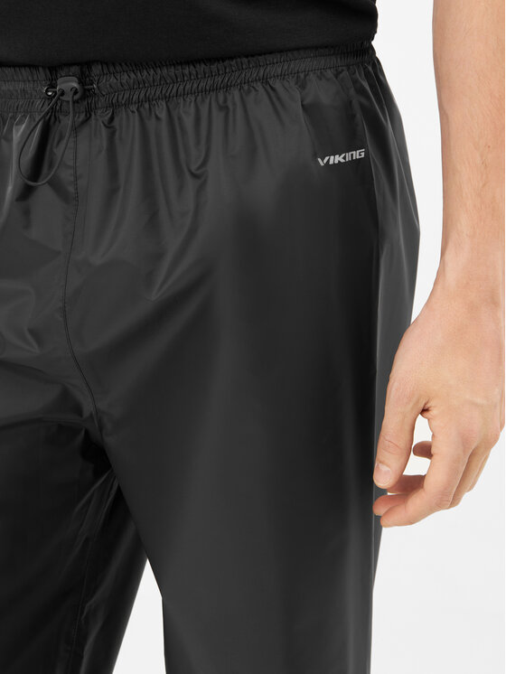 Viking Viking Spodnie przeciwdeszczowe Rainier Man Czarny Regular Fit