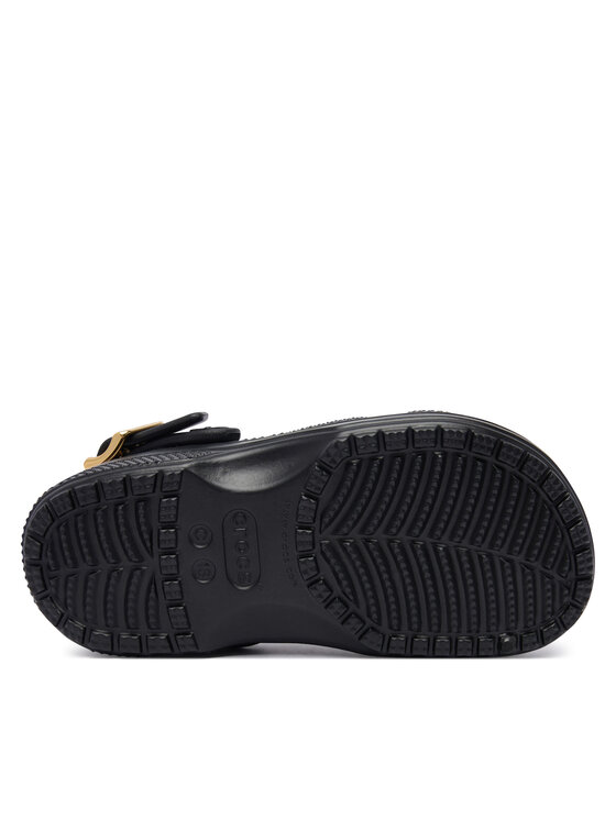 Crocs Crocs Şlapi Classic Metallic Buckle Clog K 214228 Negru