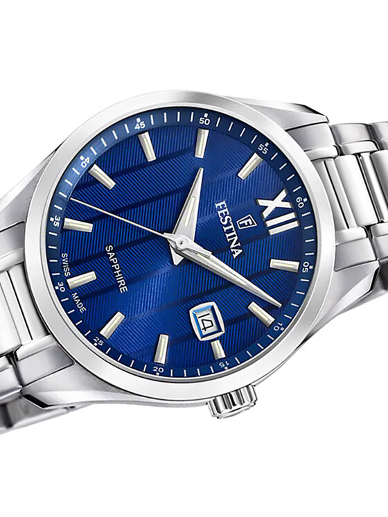 Festina Festina Zegarek F20026-2 Srebrny