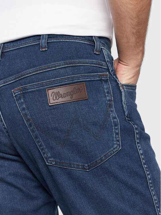 Wrangler Wrangler Джинси Texas W12SCV39X 112145788 Cиній Slim Fit