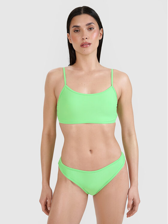 4F 4F Góra od bikini FOB SUMMER Zielony jasny