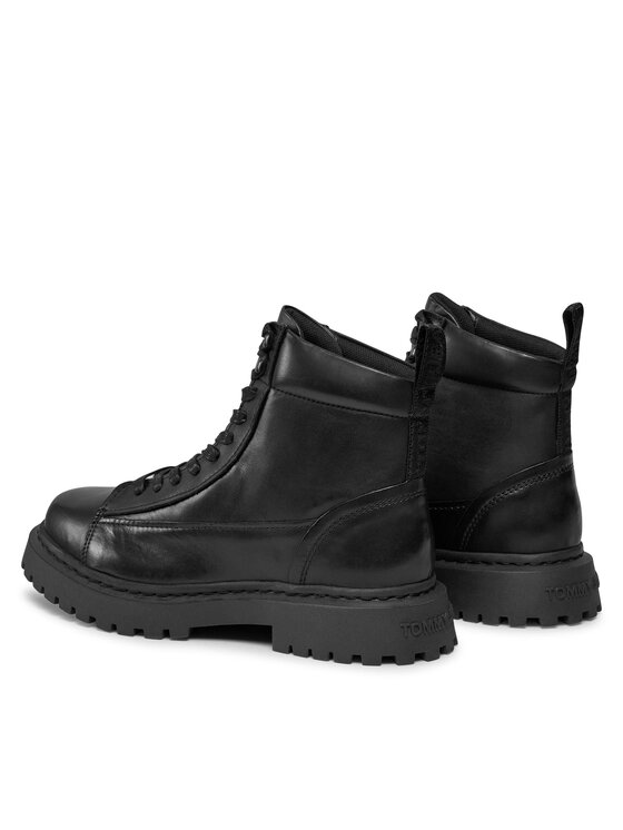 Tommy Jeans Tommy Jeans Trzewiki Tjm Lace Up Boot EM0EM01363 Czarny