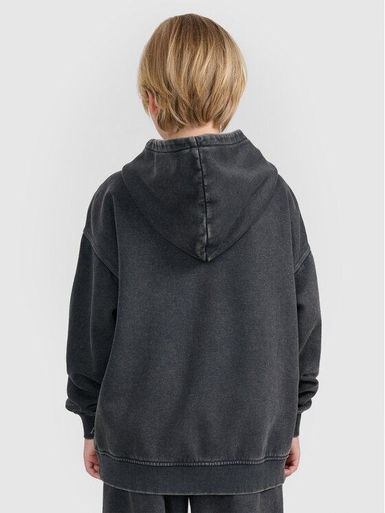 4F 4F Felpa CITY LINES Grigio scuro Oversize