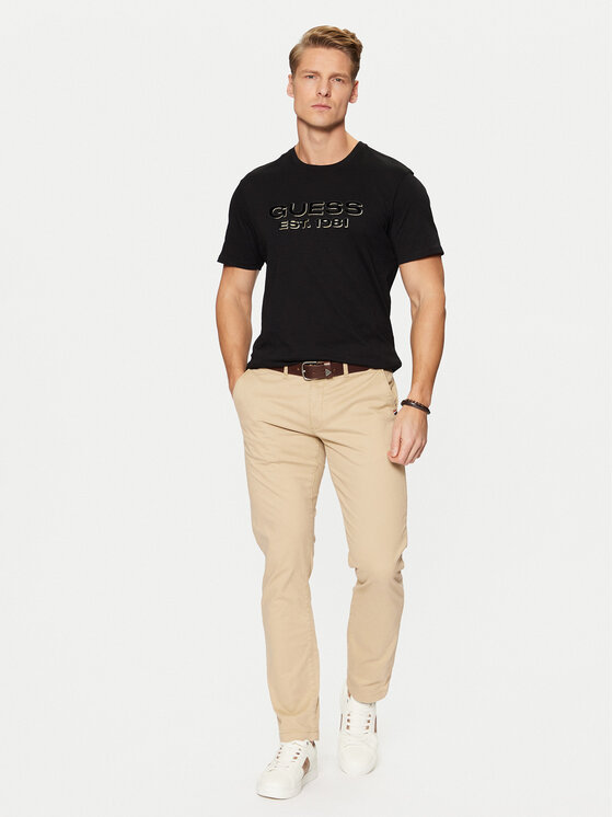 Guess Guess T-shirt M5RI50 K9RM1 Crna Regular Fit