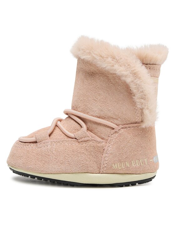 Moon Boot Moon Boot Śniegowce Crib Suede 34010300003 M Różowy