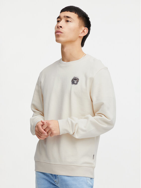 Blend Blend Sweatshirt 20716539 Écru Regular Fit
