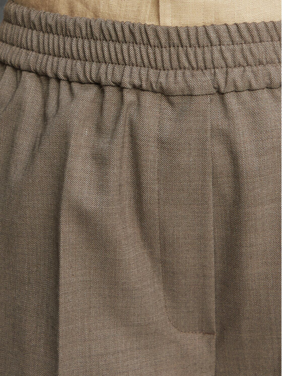 Weekend Max Mara Weekend Max Mara Pantaloni din material Petra 2625136052 Maro deschis Regular Fit