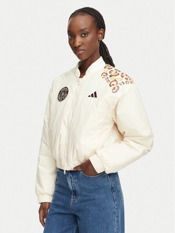 adidas adidas Bomber X Farm Rio Bomber KR0283 Krem Regular Fit