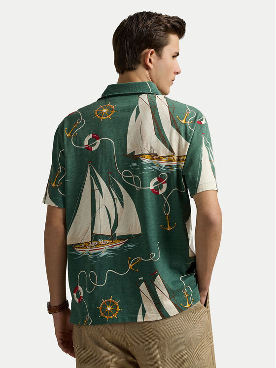 Polo Ralph Lauren Polo Ralph Lauren Поло 710971786001 Зелений Classic Fit