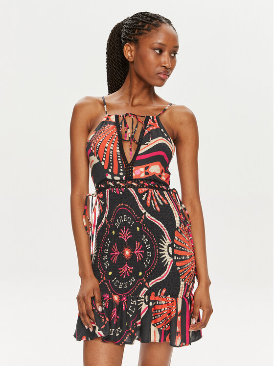 Maaji Maaji Letní šaty Shell Garden Marvella PT2477CSD001 Barevná Slim Fit