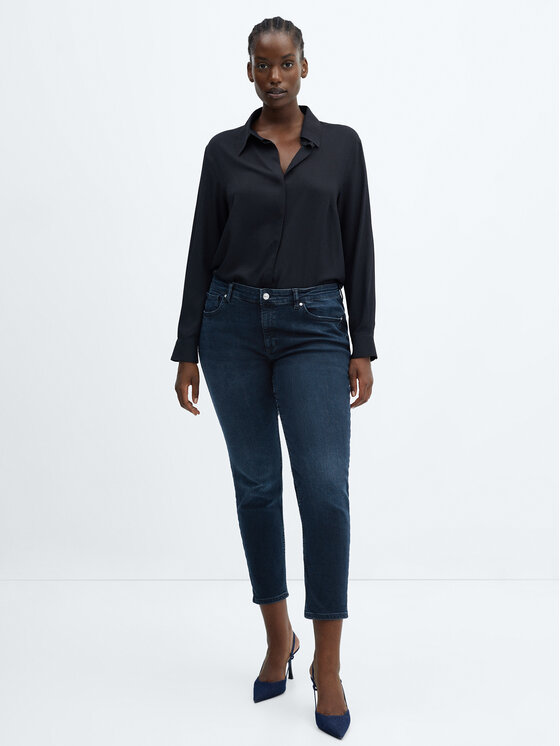 Mango Mango Farmer Pushup 57055955 Sötétkék Skinny Fit