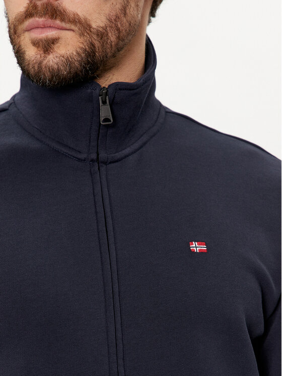 Napapijri Napapijri Bluza Balis NP0A4HHW Granatowy Regular Fit