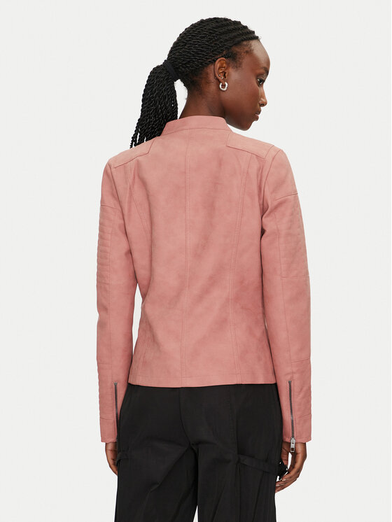 ONLY ONLY Giacca in similpelle Ava 15102997 Rosa Regular Fit