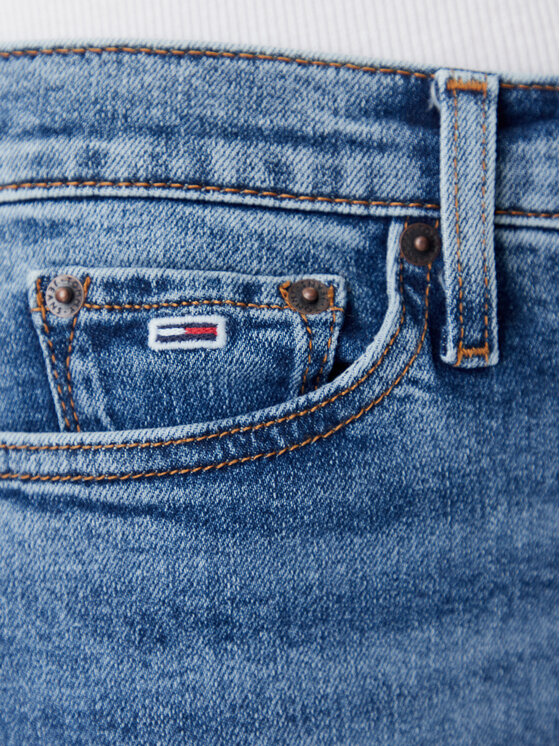 Tommy Jeans Tommy Jeans Traperice Nora DW0DW20652 Plava Skinny Fit