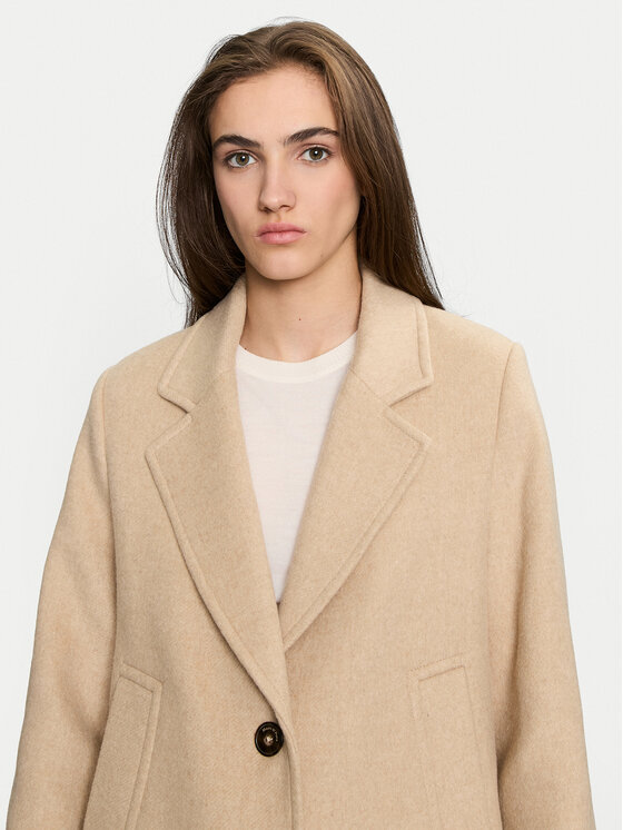 Marc O'Polo Marc O'Polo Вовняне пальто 408 0294 71265 Бежевий Regular Fit