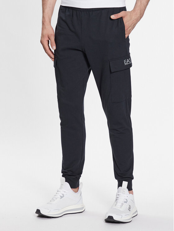 EA7 Emporio Armani Teplákové kalhoty 8NPP59 PJ05Z 0578 Tmavomodrá ...