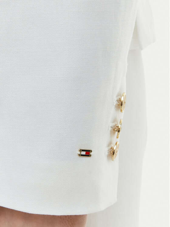 Tommy Hilfiger Tommy Hilfiger Zakó WW0WW49335 Fehér Slim Fit