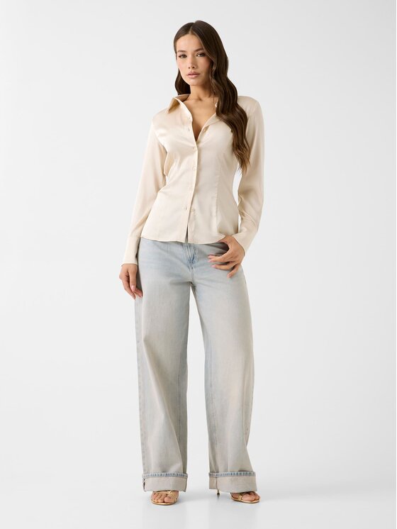 Guess Guess Top 182756 Beżowy Classic Fit