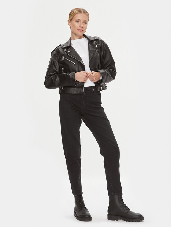 Calvin Klein Jeans Calvin Klein Jeans Jeansy J20J221659 Černá Mom Fit