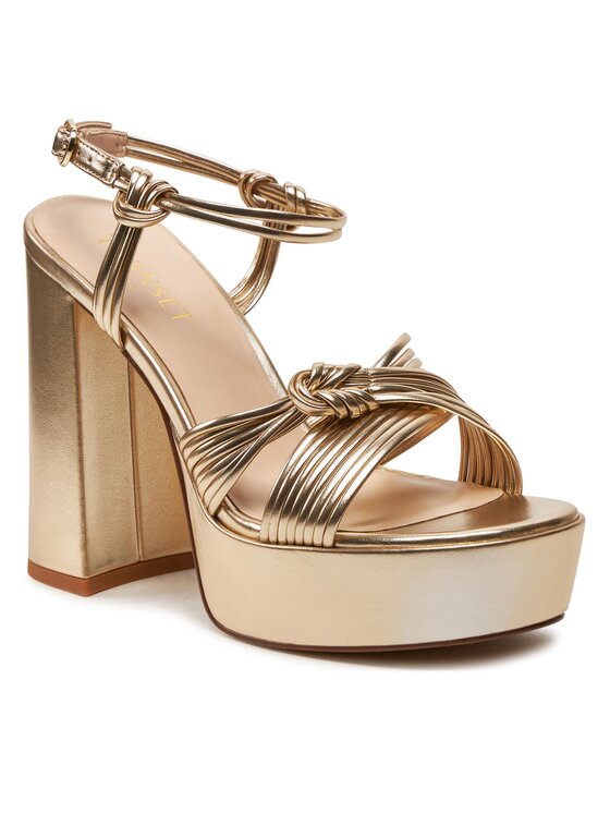 TWINSET TWINSET Босоніжки 241TCT072 Золотий