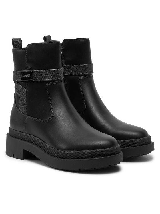 Guess Guess Μποτάκια Ovelle2 FLTOVE ELE10 Μαύρο
