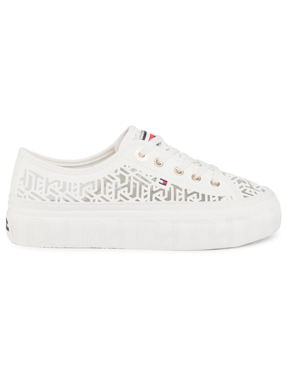 tommy monogram sneaker
