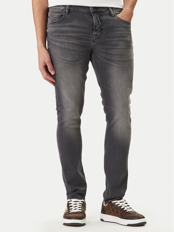 Guess Guess Džinsai Chris M2YA27 D4Q52 Pilka Super Skinny Fit