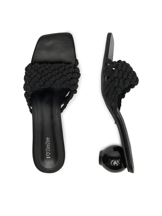 DeeZee DeeZee Klapki LB1299 Czarny