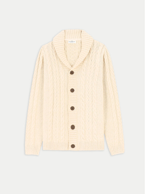 Coccodrillo Coccodrillo Кардиган ZC4172201EJB Бежевий Regular Fit