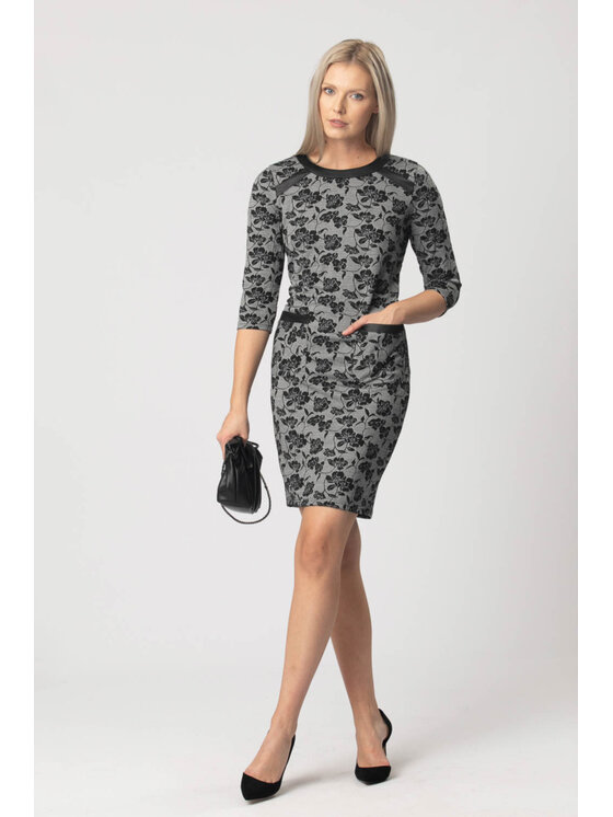 QUIOSQUE QUIOSQUE Každodenné šaty 4KZ008212 Sivá Regular Fit