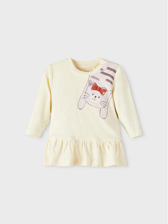 NAME IT NAME IT Bluse 13210044 Écru Regular Fit