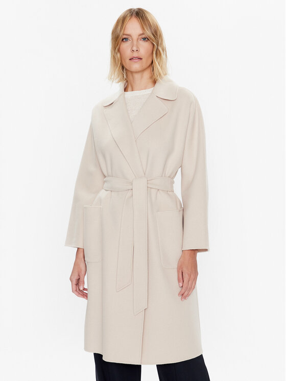 Weekend Max Mara Weekend Max Mara Вовняне пальто Selz 2350110337 Бежевий Regular Fit